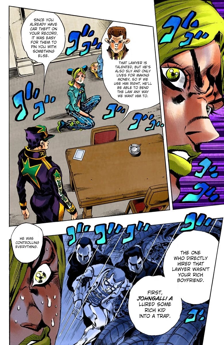 JoJo's Bizarre Adventure Part 6 - Stone Ocean (Official Colored) chapter 12 page 10