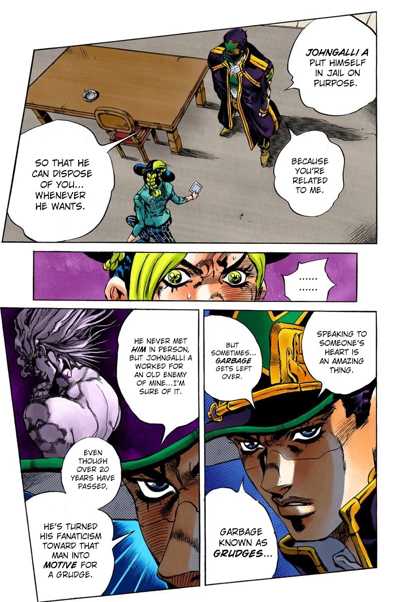 JoJo's Bizarre Adventure Part 6 - Stone Ocean (Official Colored) chapter 12 page 13