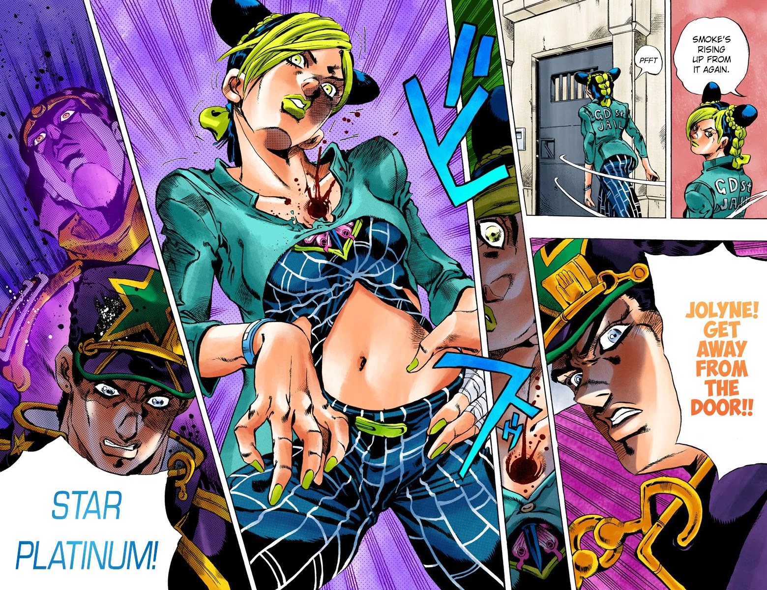 JoJo's Bizarre Adventure Part 6 - Stone Ocean (Official Colored) chapter 12 page 16