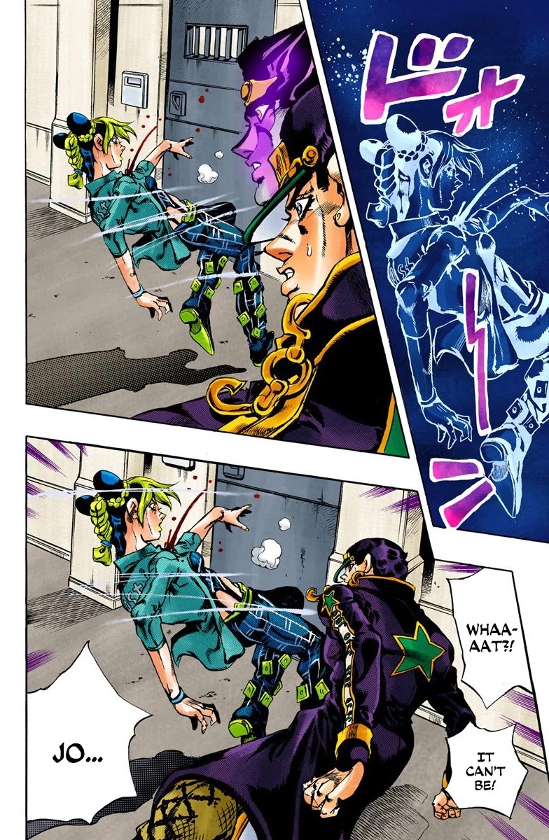 JoJo's Bizarre Adventure Part 6 - Stone Ocean (Official Colored) chapter 12 page 17