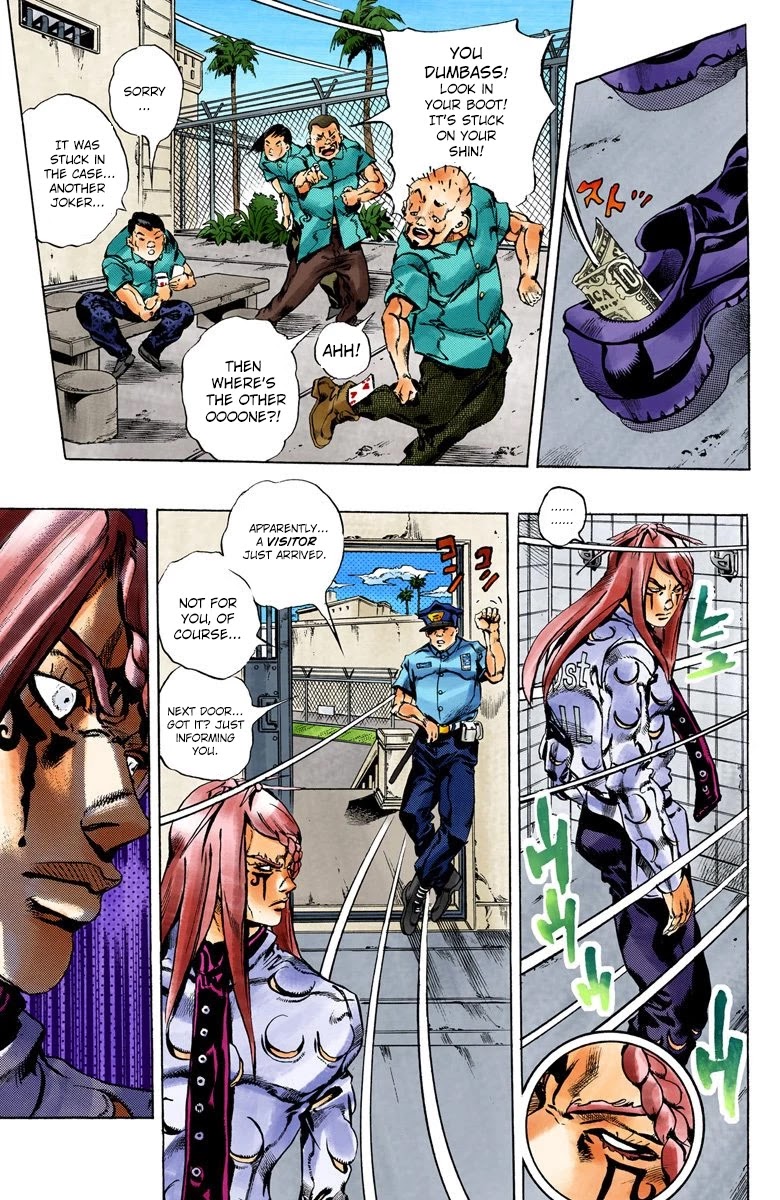 JoJo's Bizarre Adventure Part 6 - Stone Ocean (Official Colored) chapter 12 page 5