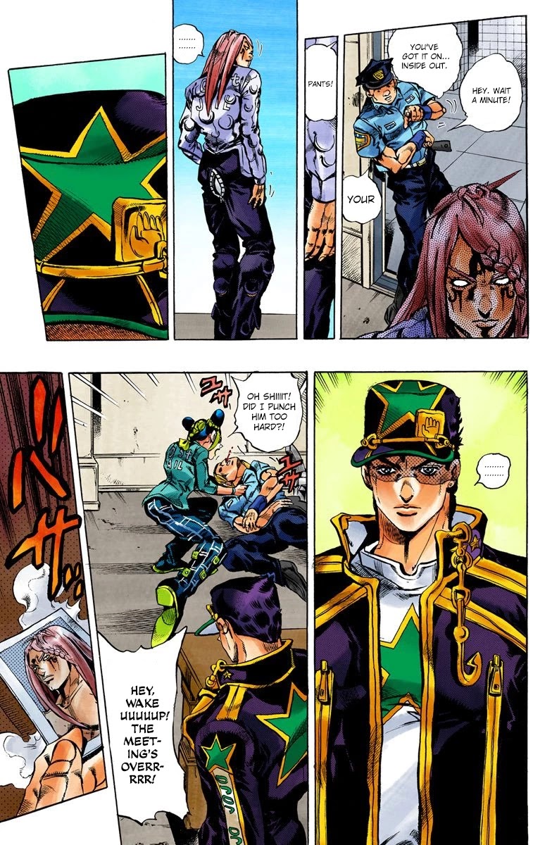 JoJo's Bizarre Adventure Part 6 - Stone Ocean (Official Colored) chapter 12 page 7