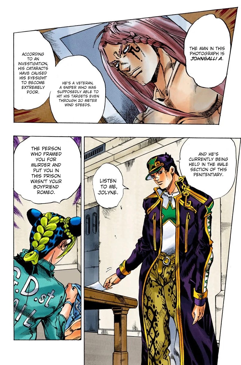 JoJo's Bizarre Adventure Part 6 - Stone Ocean (Official Colored) chapter 12 page 8