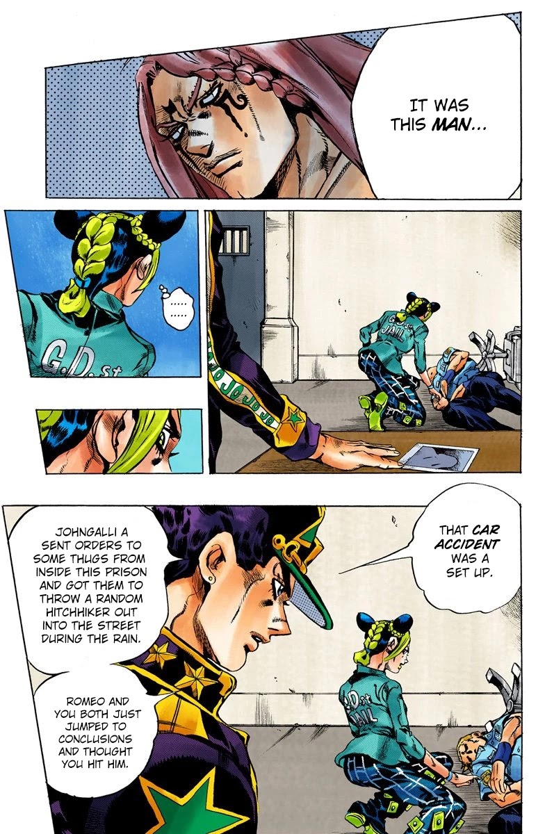 JoJo's Bizarre Adventure Part 6 - Stone Ocean (Official Colored) chapter 12 page 9