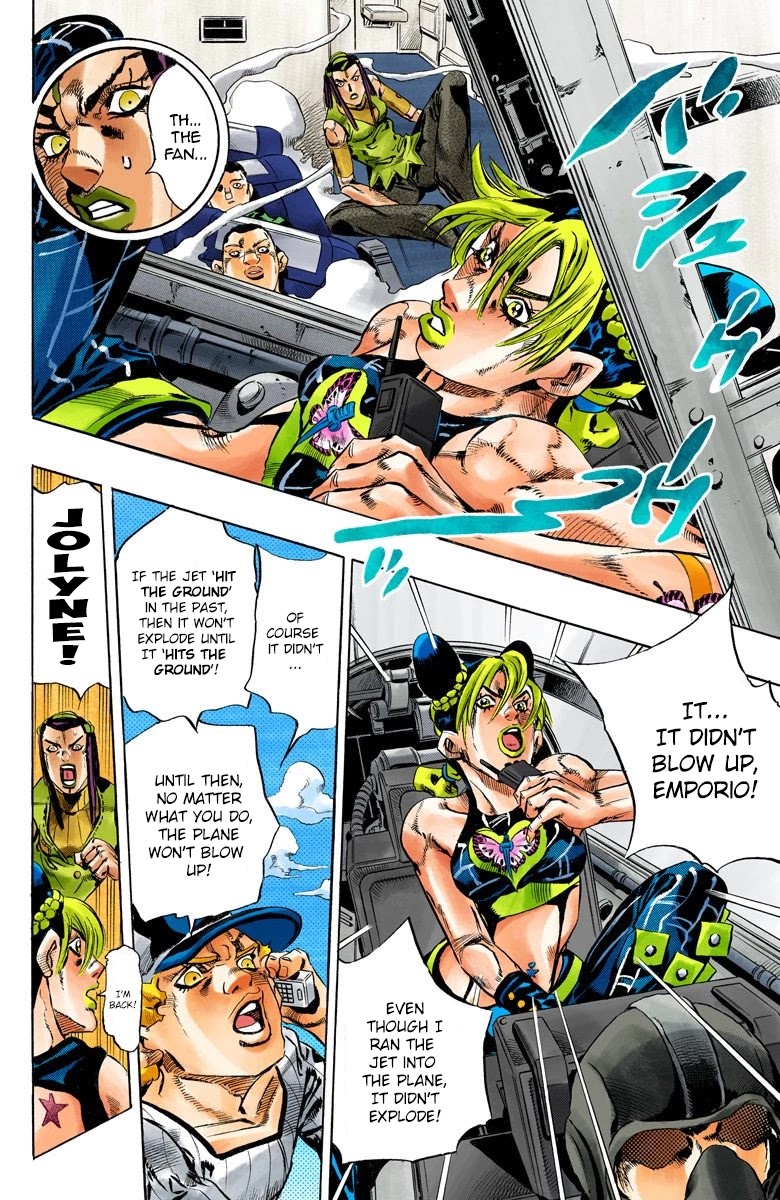 JoJo's Bizarre Adventure Part 6 - Stone Ocean (Official Colored) chapter 122 page 18