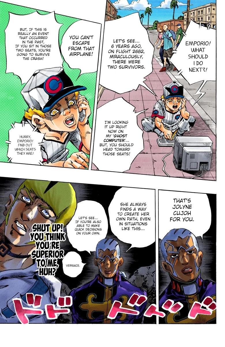 JoJo's Bizarre Adventure Part 6 - Stone Ocean (Official Colored) chapter 122 page 19