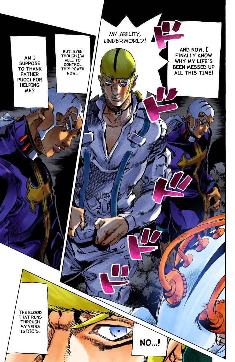 JoJo's Bizarre Adventure Part 6 - Stone Ocean (Official Colored) chapter 122 page 8