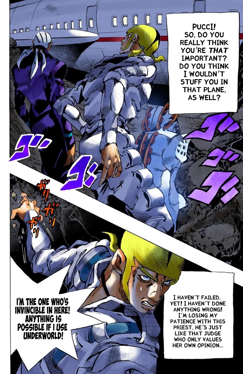 JoJo's Bizarre Adventure Part 6 - Stone Ocean (Official Colored) chapter 122 page 9