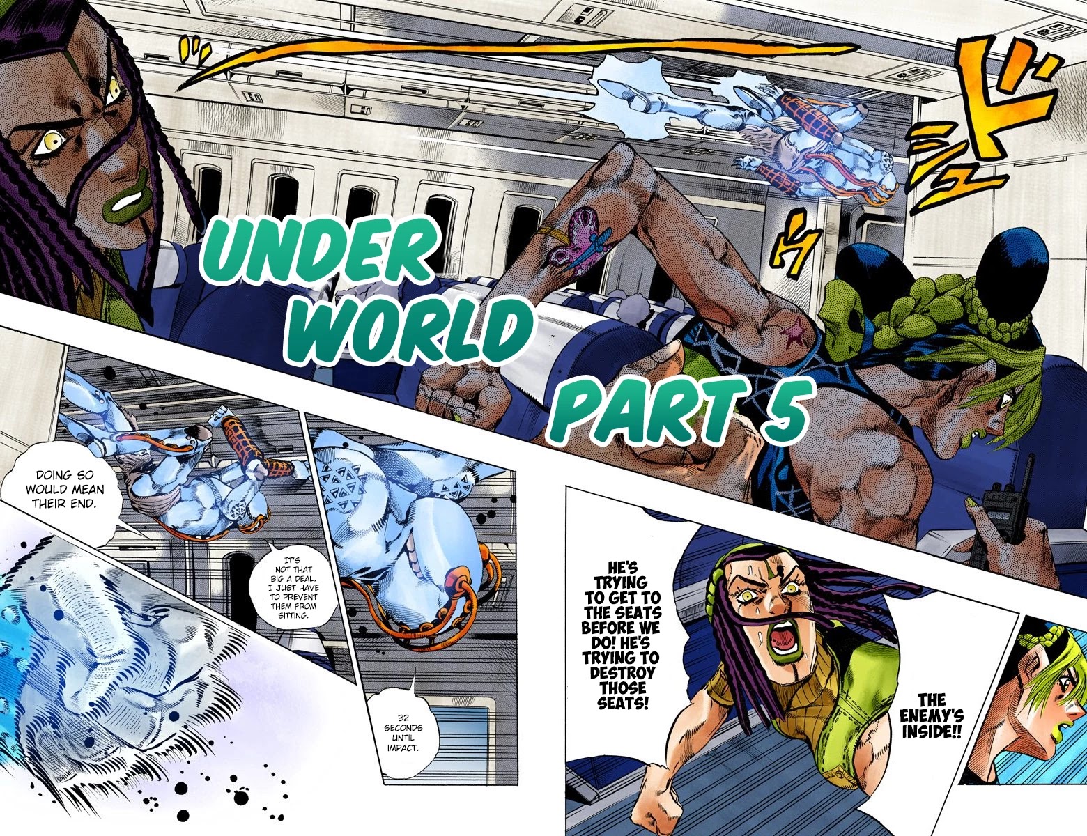 JoJo's Bizarre Adventure Part 6 - Stone Ocean (Official Colored) chapter 123 page 2