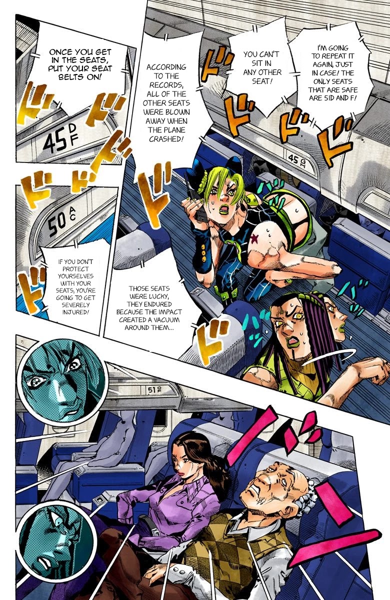 JoJo's Bizarre Adventure Part 6 - Stone Ocean (Official Colored) chapter 123 page 4