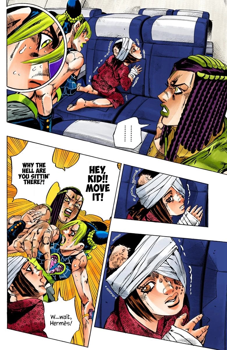 JoJo's Bizarre Adventure Part 6 - Stone Ocean (Official Colored) chapter 123 page 6