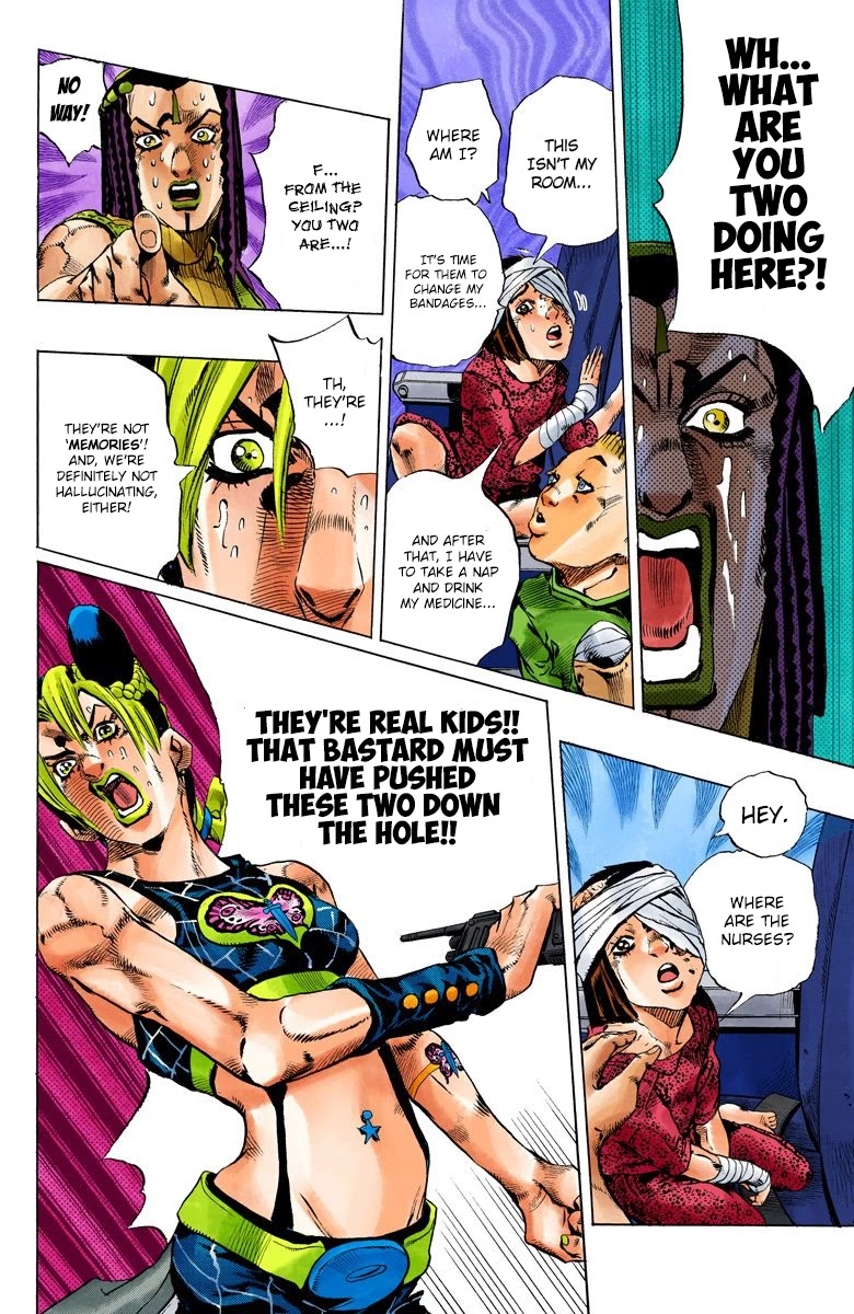 JoJo's Bizarre Adventure Part 6 - Stone Ocean (Official Colored) chapter 123 page 8