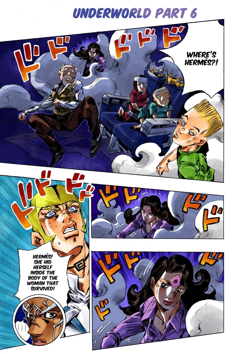 JoJo's Bizarre Adventure Part 6 - Stone Ocean (Official Colored) chapter 124 page 1