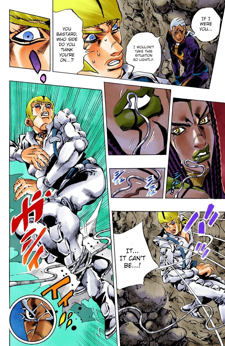 JoJo's Bizarre Adventure Part 6 - Stone Ocean (Official Colored) chapter 124 page 3