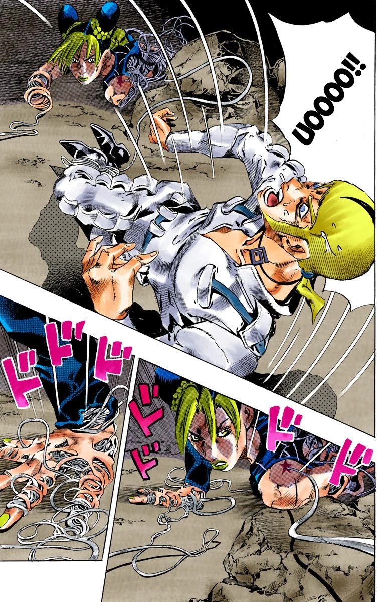 JoJo's Bizarre Adventure Part 6 - Stone Ocean (Official Colored) chapter 124 page 4