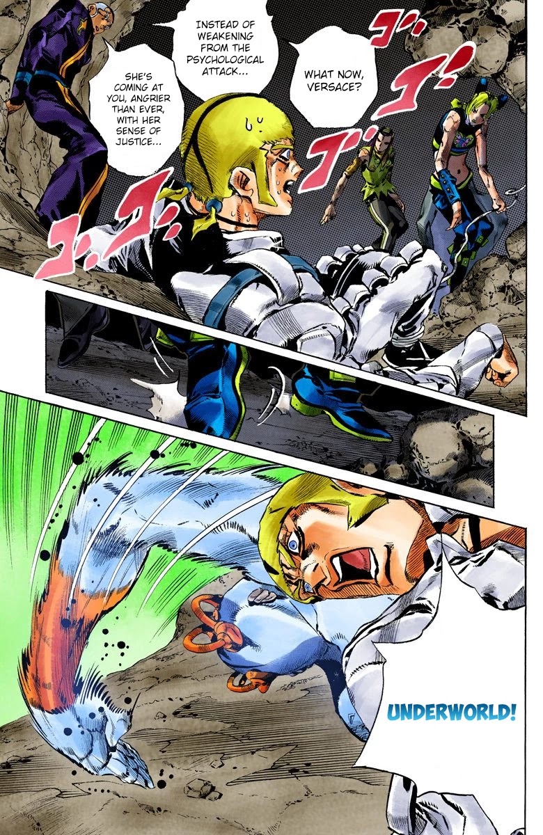 JoJo's Bizarre Adventure Part 6 - Stone Ocean (Official Colored) chapter 124 page 6