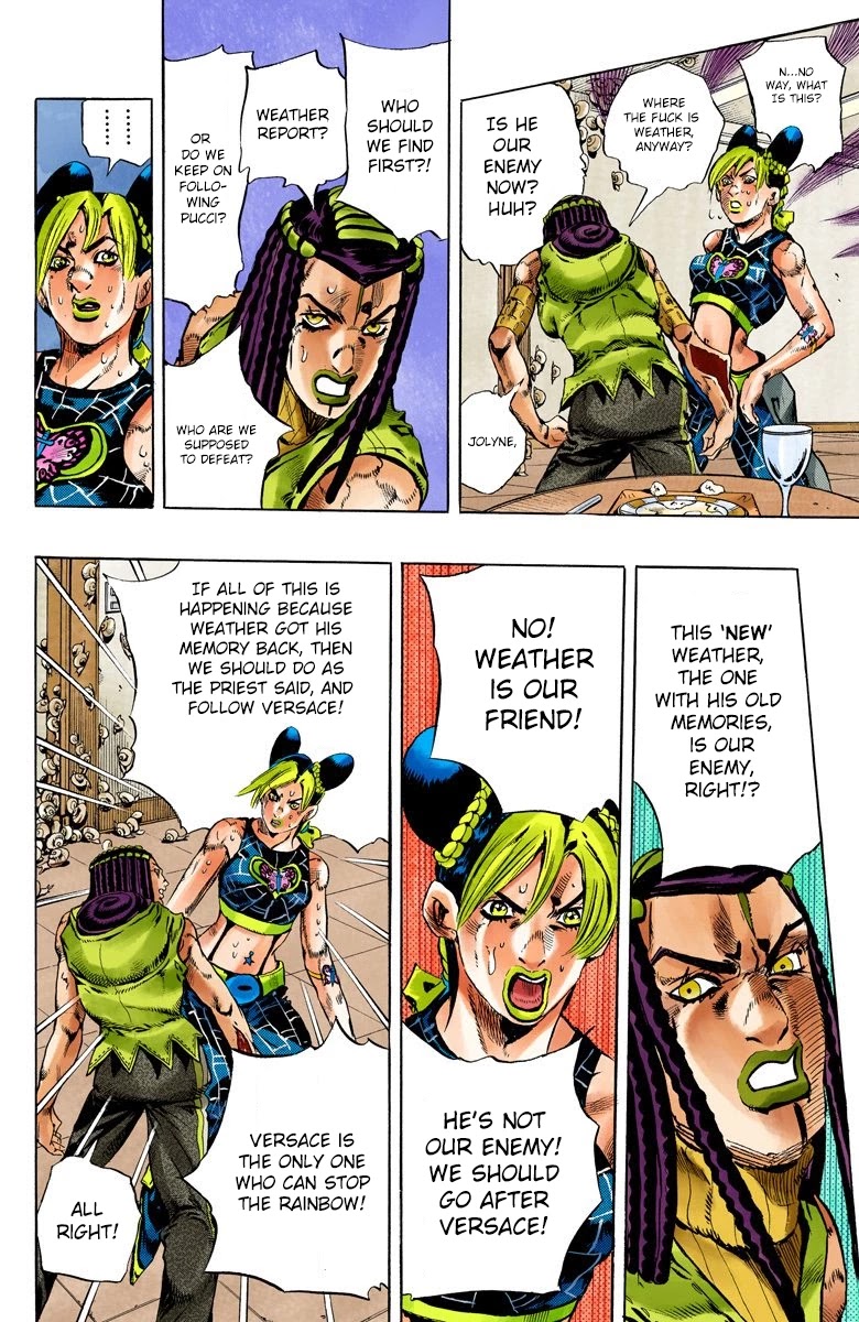 JoJo's Bizarre Adventure Part 6 - Stone Ocean (Official Colored) chapter 126 page 14