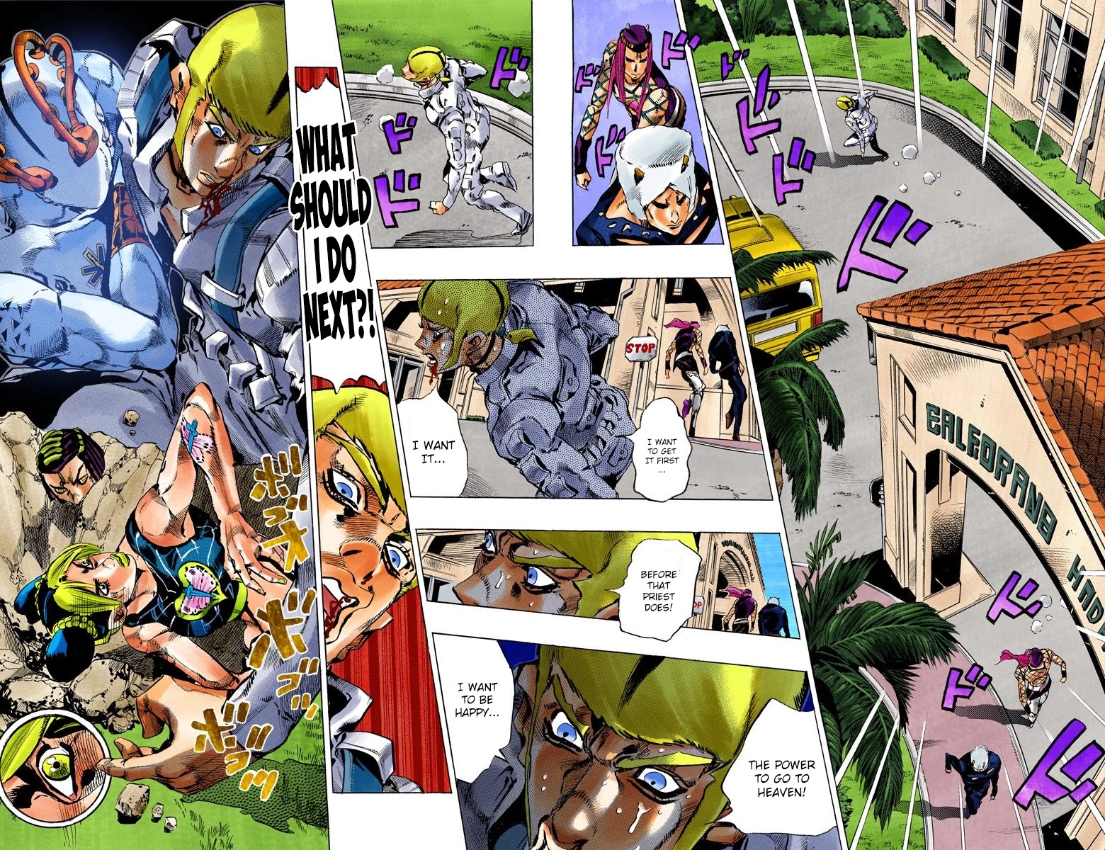 JoJo's Bizarre Adventure Part 6 - Stone Ocean (Official Colored) chapter 126 page 4