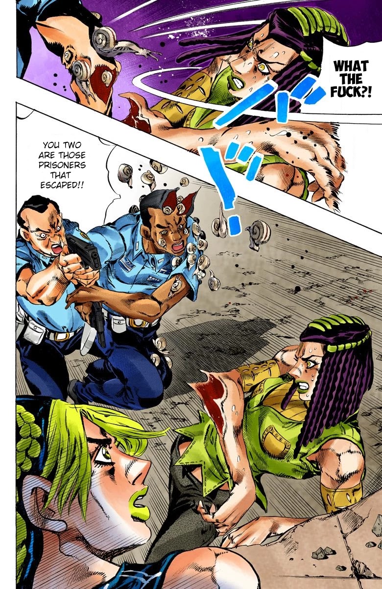 JoJo's Bizarre Adventure Part 6 - Stone Ocean (Official Colored) chapter 126 page 7