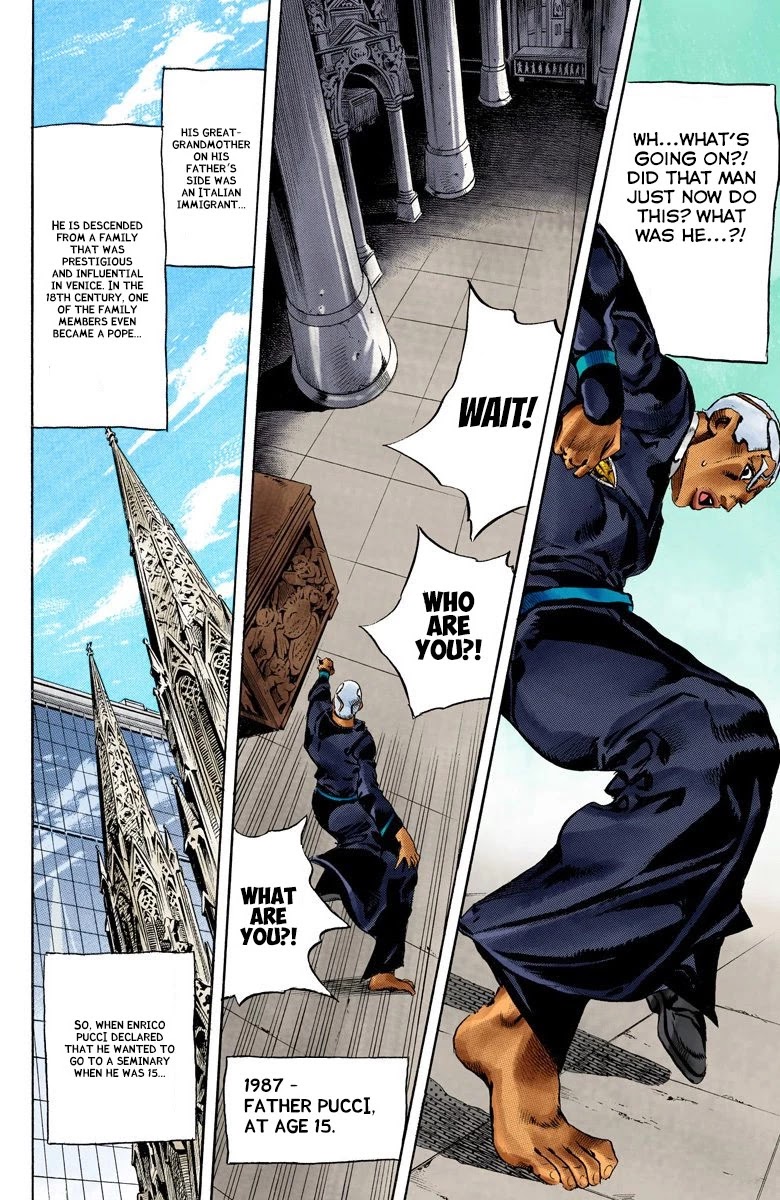 JoJo's Bizarre Adventure Part 6 - Stone Ocean (Official Colored) chapter 127 page 15