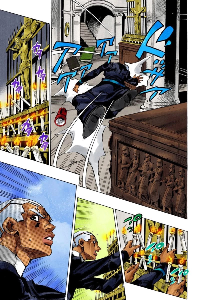 JoJo's Bizarre Adventure Part 6 - Stone Ocean (Official Colored) chapter 127 page 6