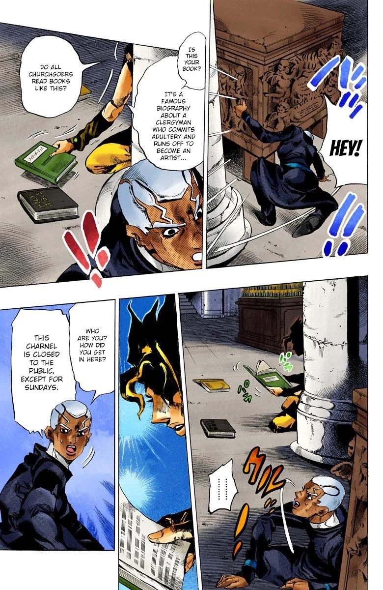 JoJo's Bizarre Adventure Part 6 - Stone Ocean (Official Colored) chapter 127 page 8