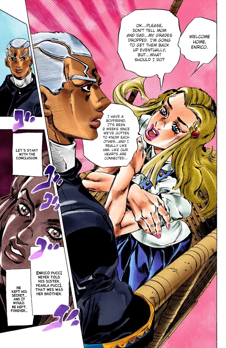 JoJo's Bizarre Adventure Part 6 - Stone Ocean (Official Colored) chapter 128 page 9