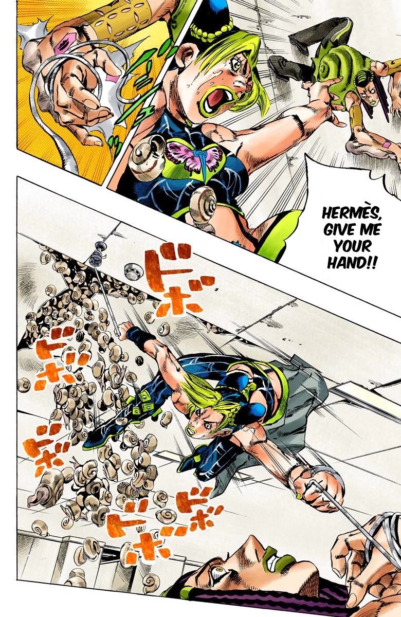 JoJo's Bizarre Adventure Part 6 - Stone Ocean (Official Colored) chapter 130 page 13