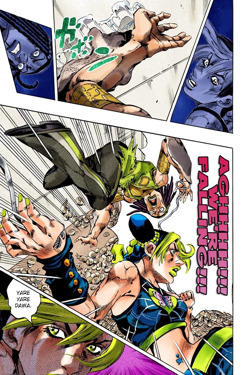 JoJo's Bizarre Adventure Part 6 - Stone Ocean (Official Colored) chapter 130 page 16