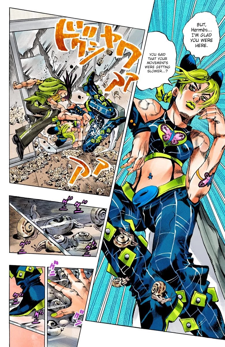 JoJo's Bizarre Adventure Part 6 - Stone Ocean (Official Colored) chapter 130 page 17