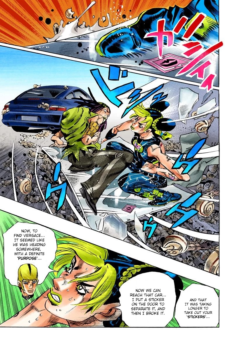 JoJo's Bizarre Adventure Part 6 - Stone Ocean (Official Colored) chapter 130 page 18