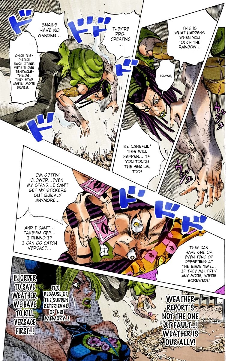 JoJo's Bizarre Adventure Part 6 - Stone Ocean (Official Colored) chapter 130 page 4