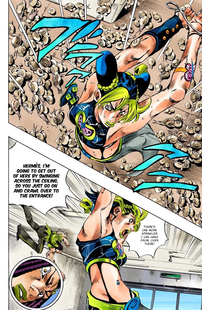 JoJo's Bizarre Adventure Part 6 - Stone Ocean (Official Colored) chapter 130 page 7