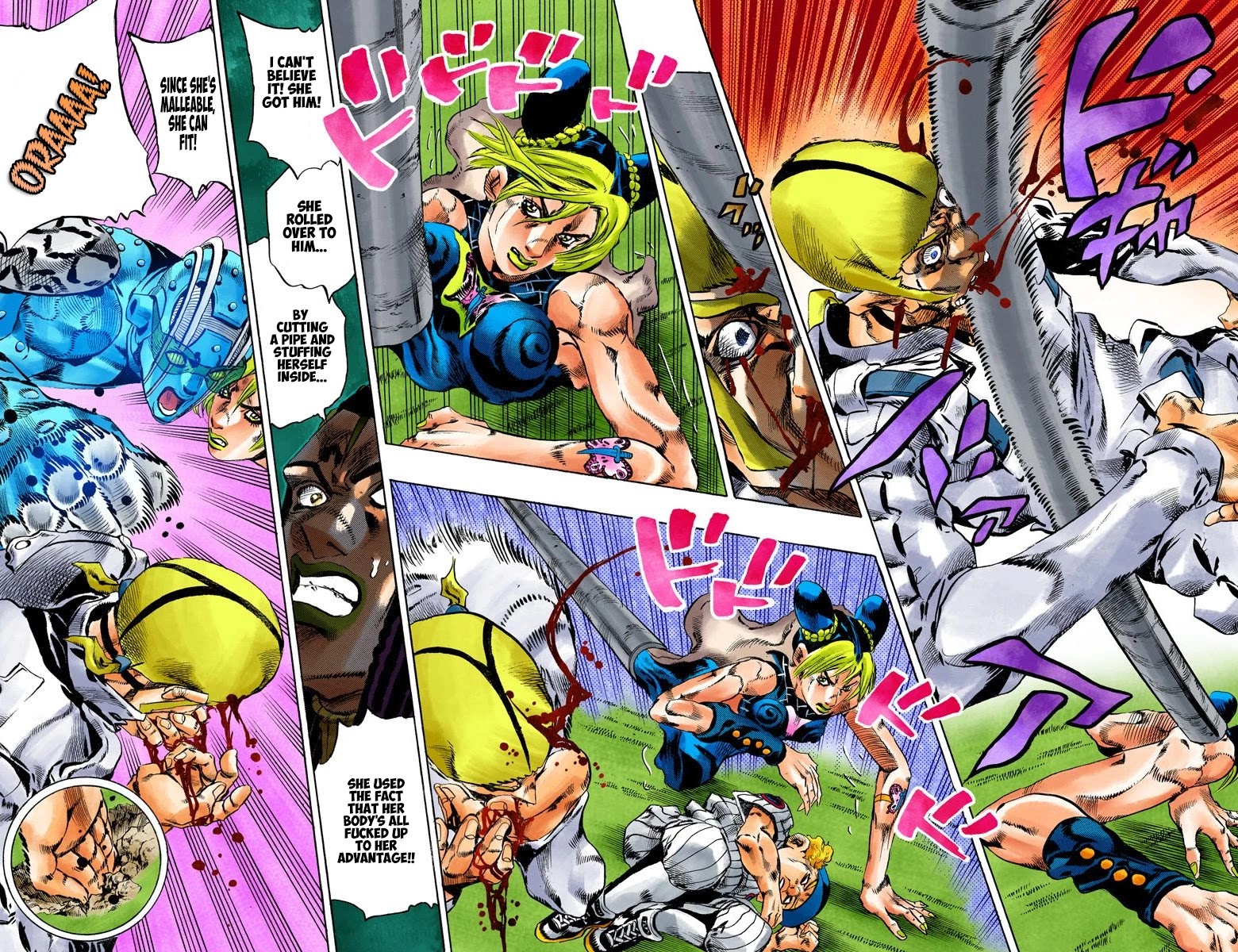 JoJo's Bizarre Adventure Part 6 - Stone Ocean (Official Colored) chapter 132 page 11