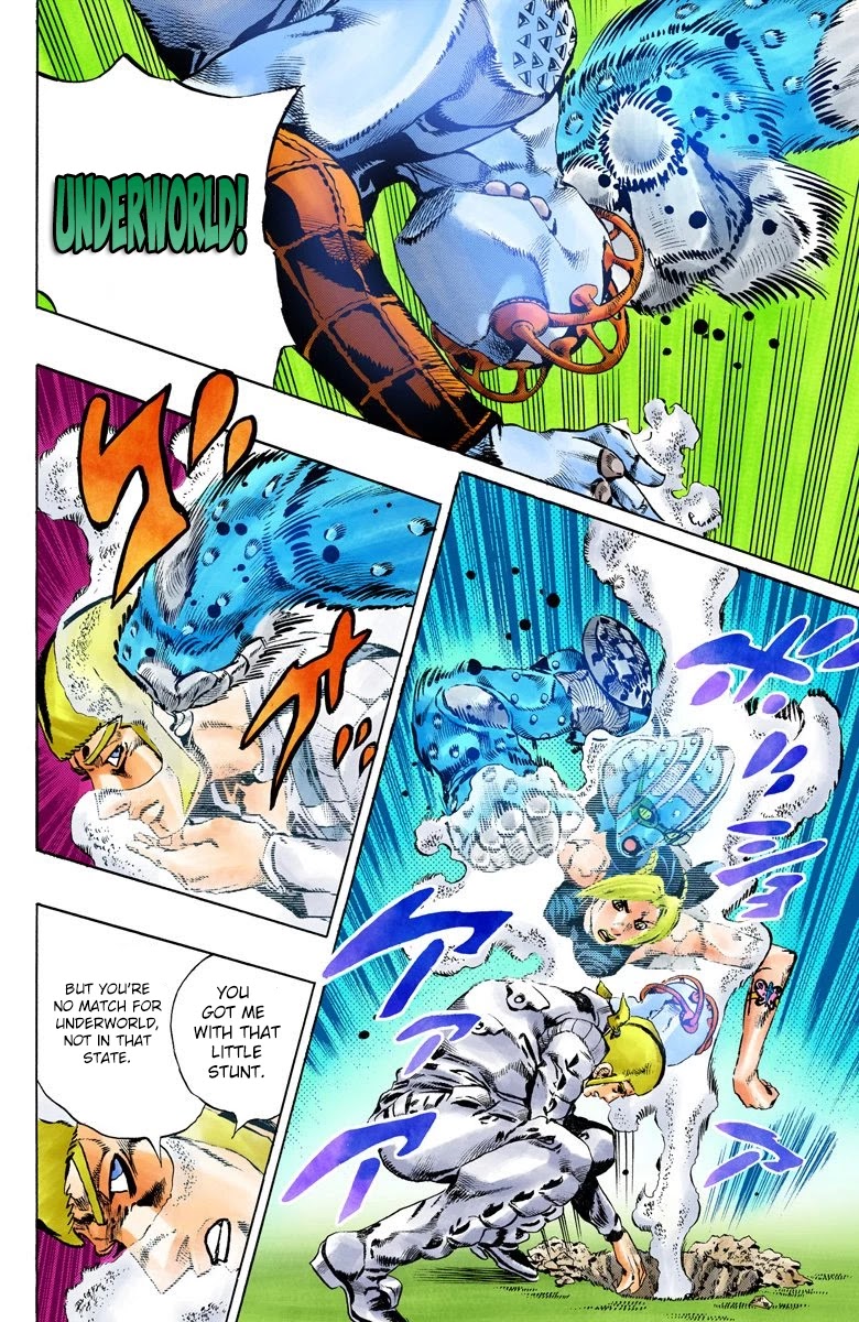 JoJo's Bizarre Adventure Part 6 - Stone Ocean (Official Colored) chapter 132 page 12