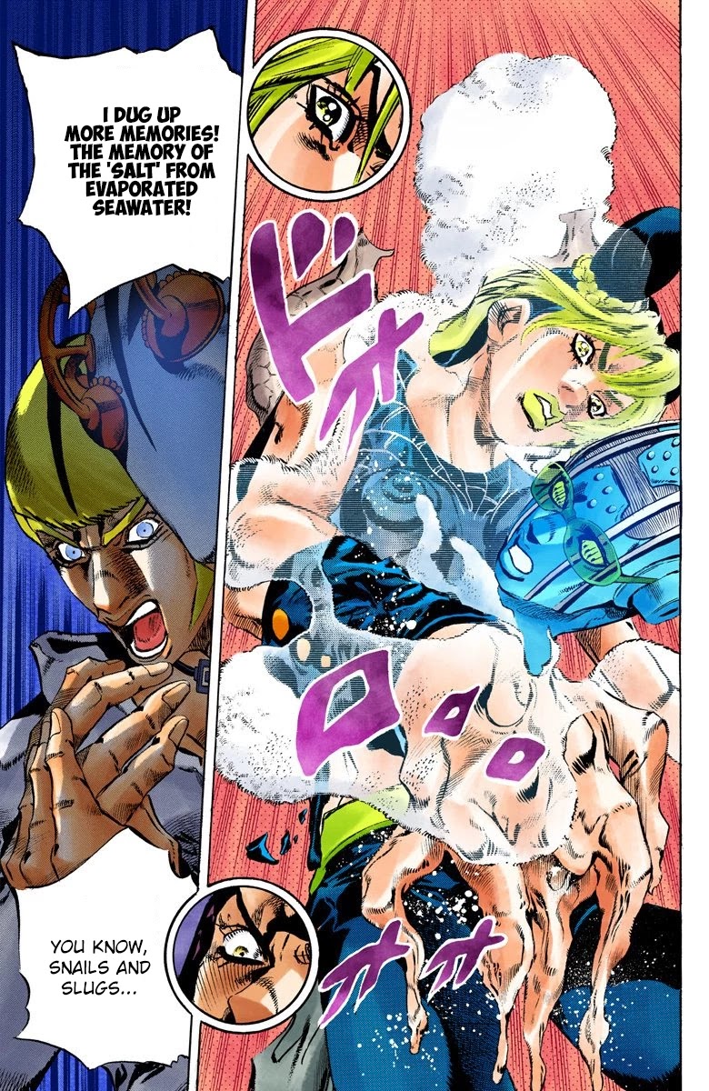 JoJo's Bizarre Adventure Part 6 - Stone Ocean (Official Colored) chapter 132 page 13