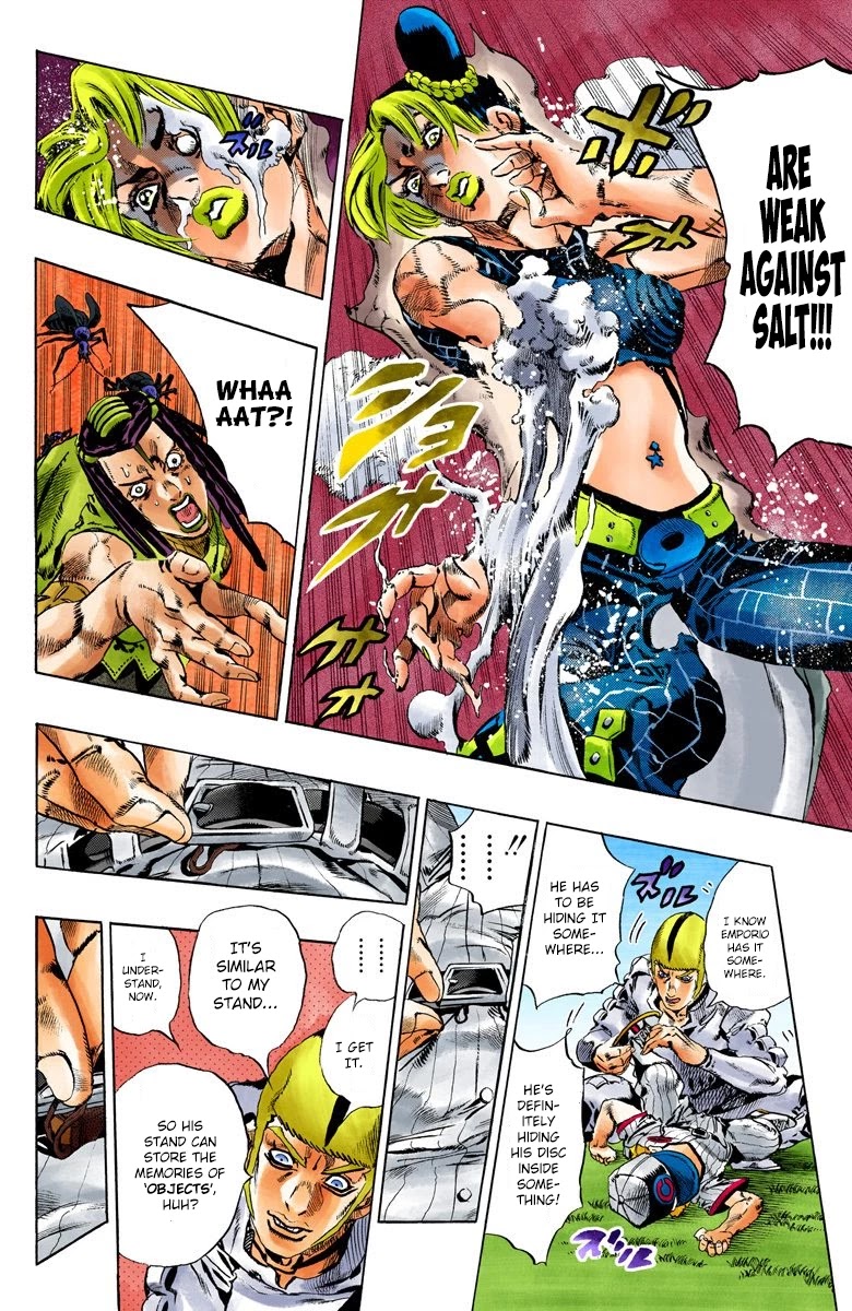 JoJo's Bizarre Adventure Part 6 - Stone Ocean (Official Colored) chapter 132 page 14