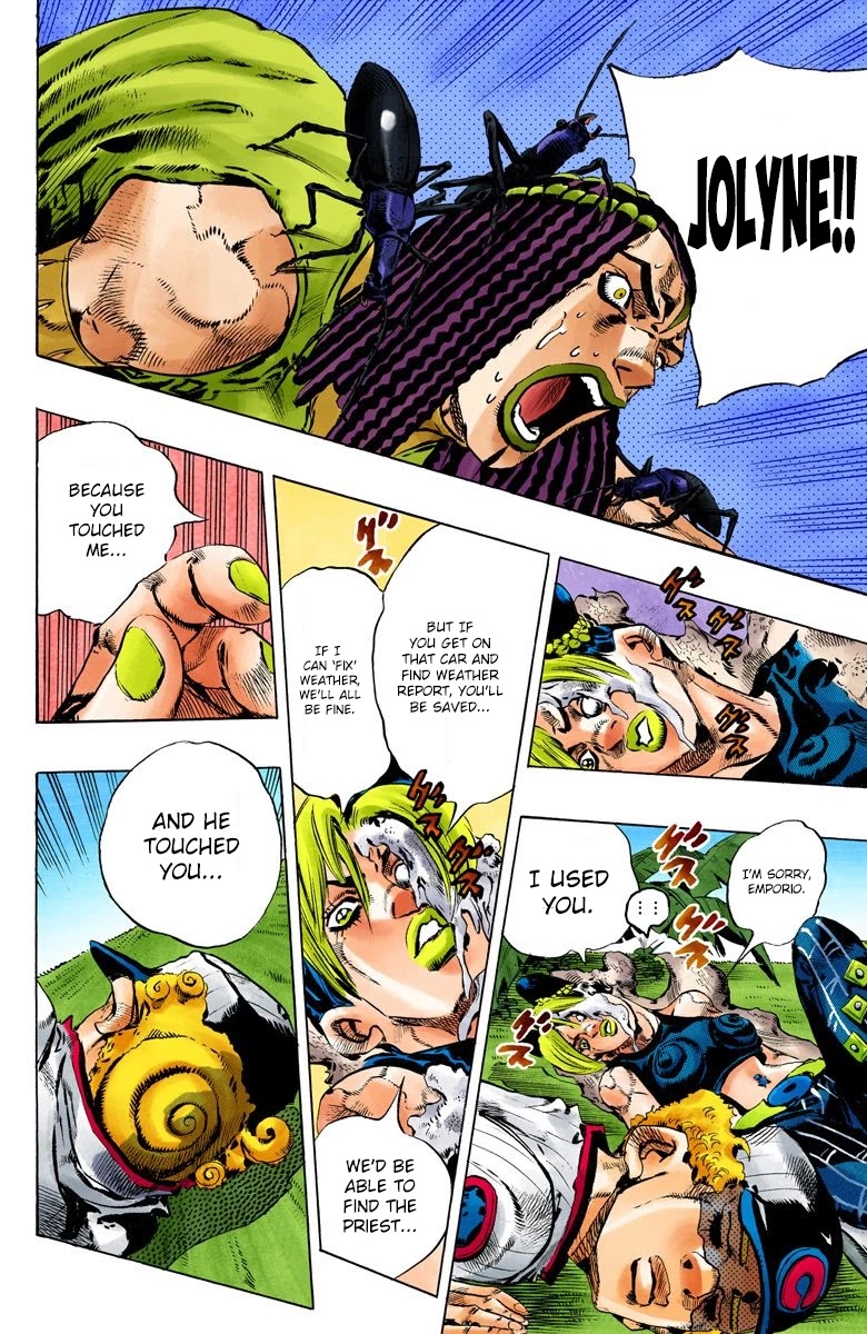 JoJo's Bizarre Adventure Part 6 - Stone Ocean (Official Colored) chapter 132 page 16