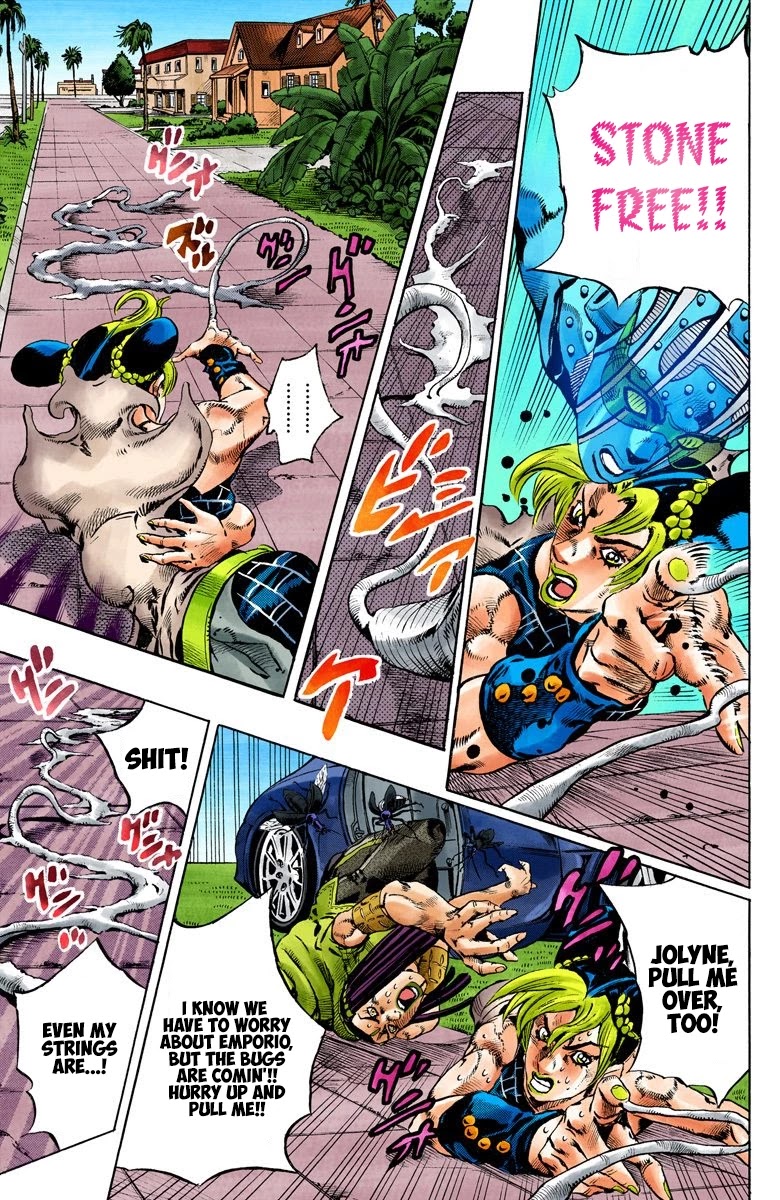 JoJo's Bizarre Adventure Part 6 - Stone Ocean (Official Colored) chapter 132 page 4