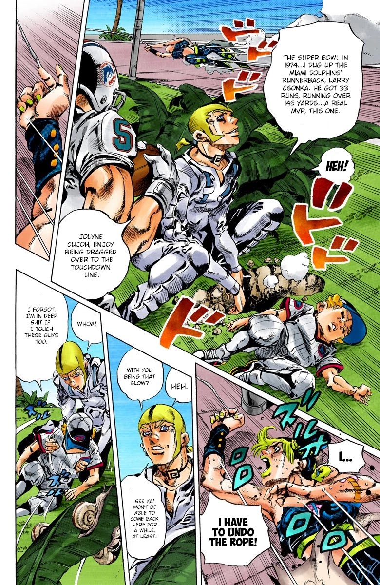 JoJo's Bizarre Adventure Part 6 - Stone Ocean (Official Colored) chapter 132 page 7