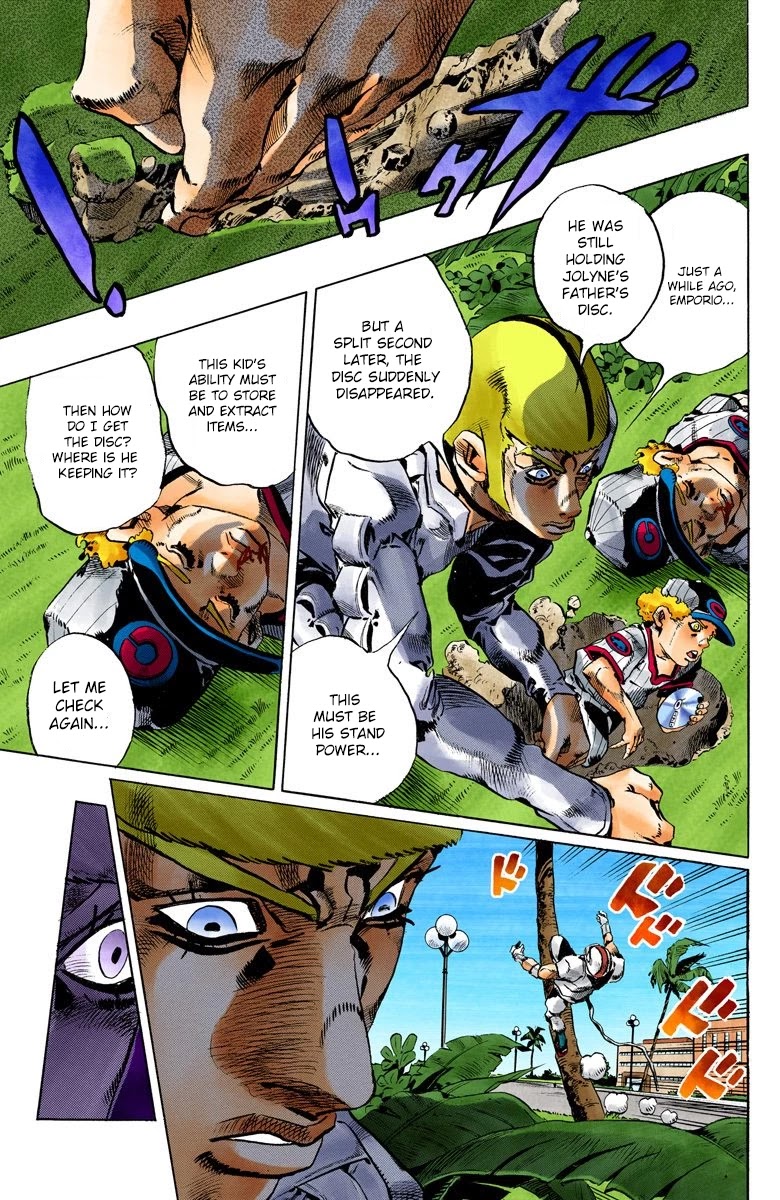 JoJo's Bizarre Adventure Part 6 - Stone Ocean (Official Colored) chapter 132 page 8