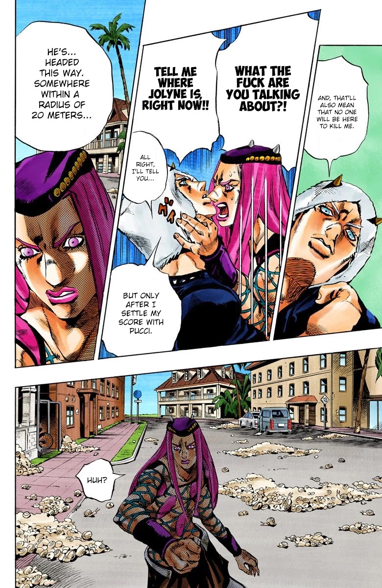 JoJo's Bizarre Adventure Part 6 - Stone Ocean (Official Colored) chapter 133 page 5