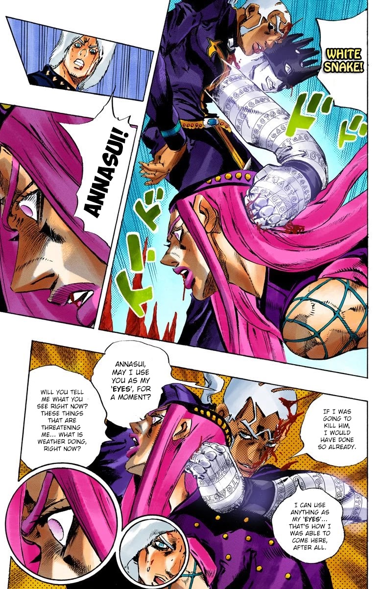 JoJo's Bizarre Adventure Part 6 - Stone Ocean (Official Colored) chapter 135 page 12