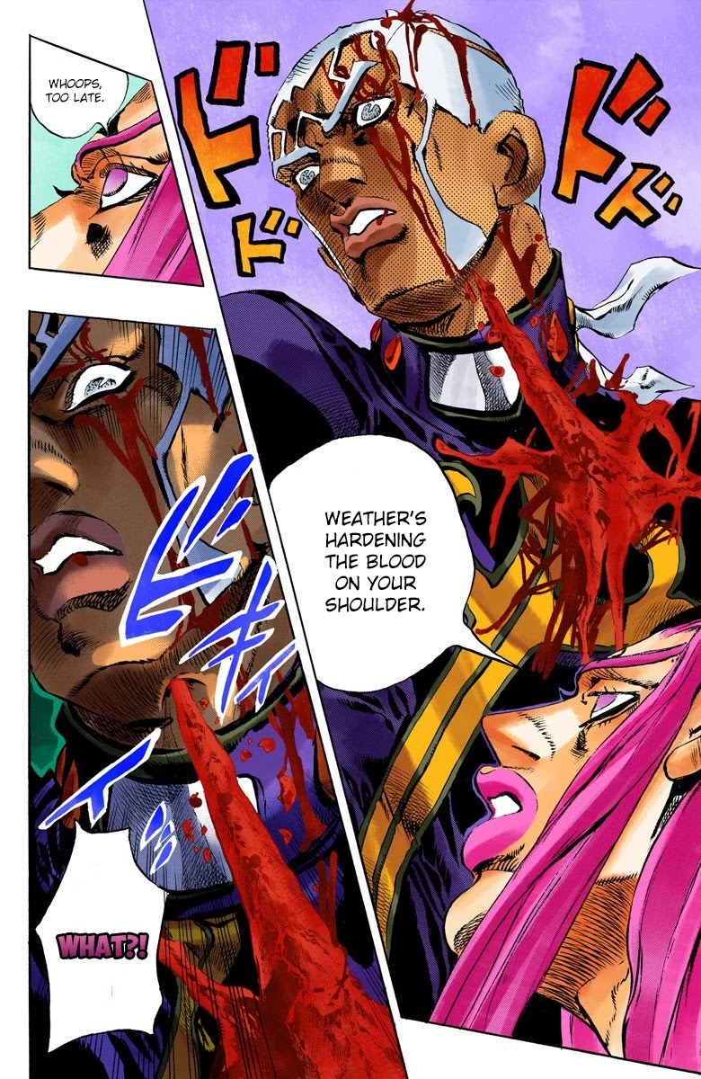 JoJo's Bizarre Adventure Part 6 - Stone Ocean (Official Colored) chapter 135 page 15