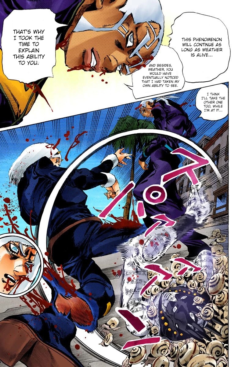 JoJo's Bizarre Adventure Part 6 - Stone Ocean (Official Colored) chapter 135 page 4