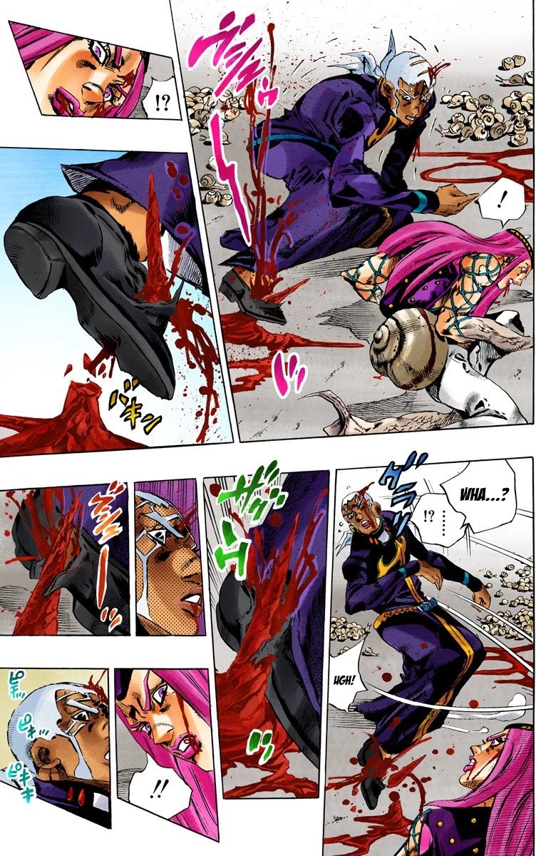 JoJo's Bizarre Adventure Part 6 - Stone Ocean (Official Colored) chapter 135 page 7