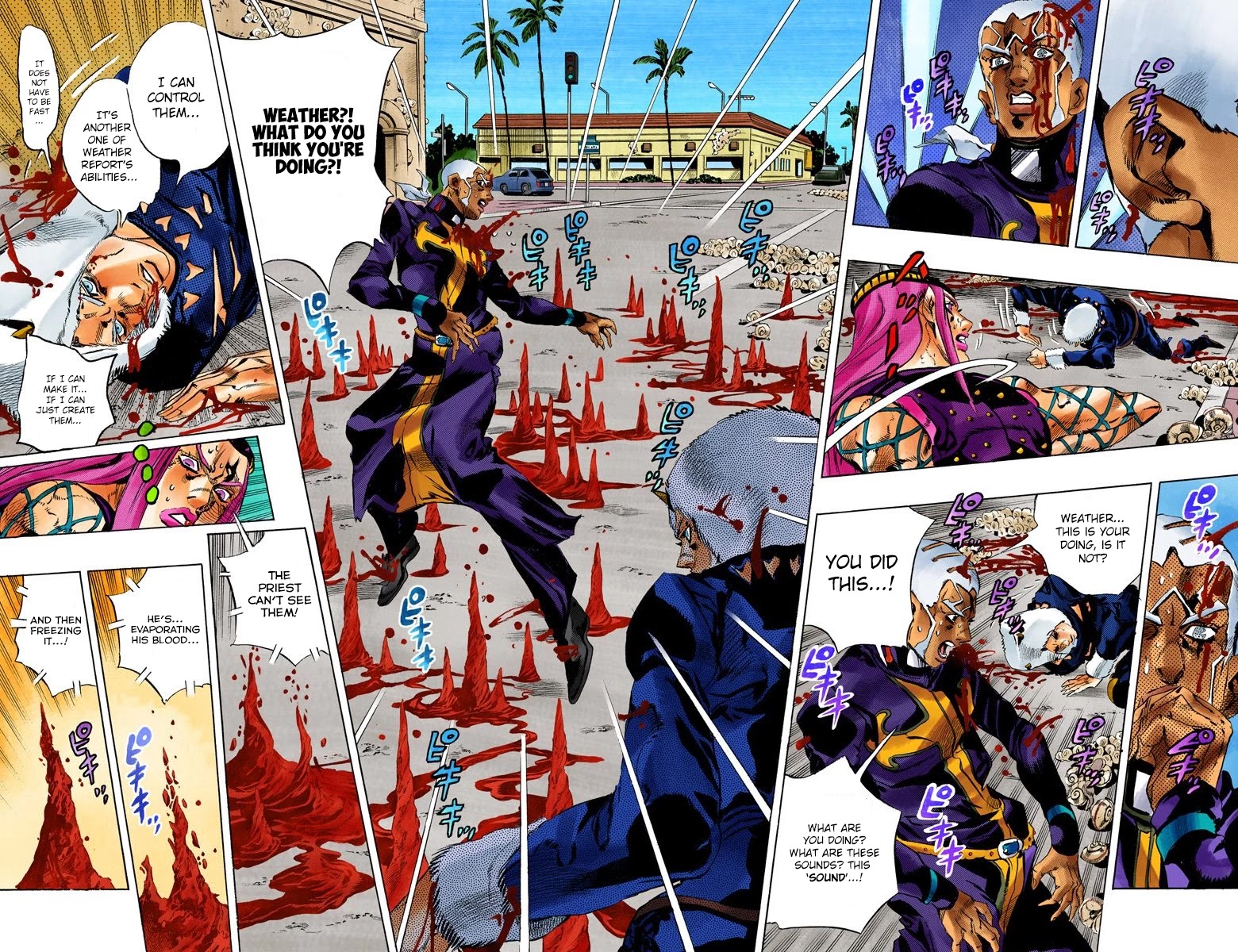 JoJo's Bizarre Adventure Part 6 - Stone Ocean (Official Colored) chapter 135 page 8