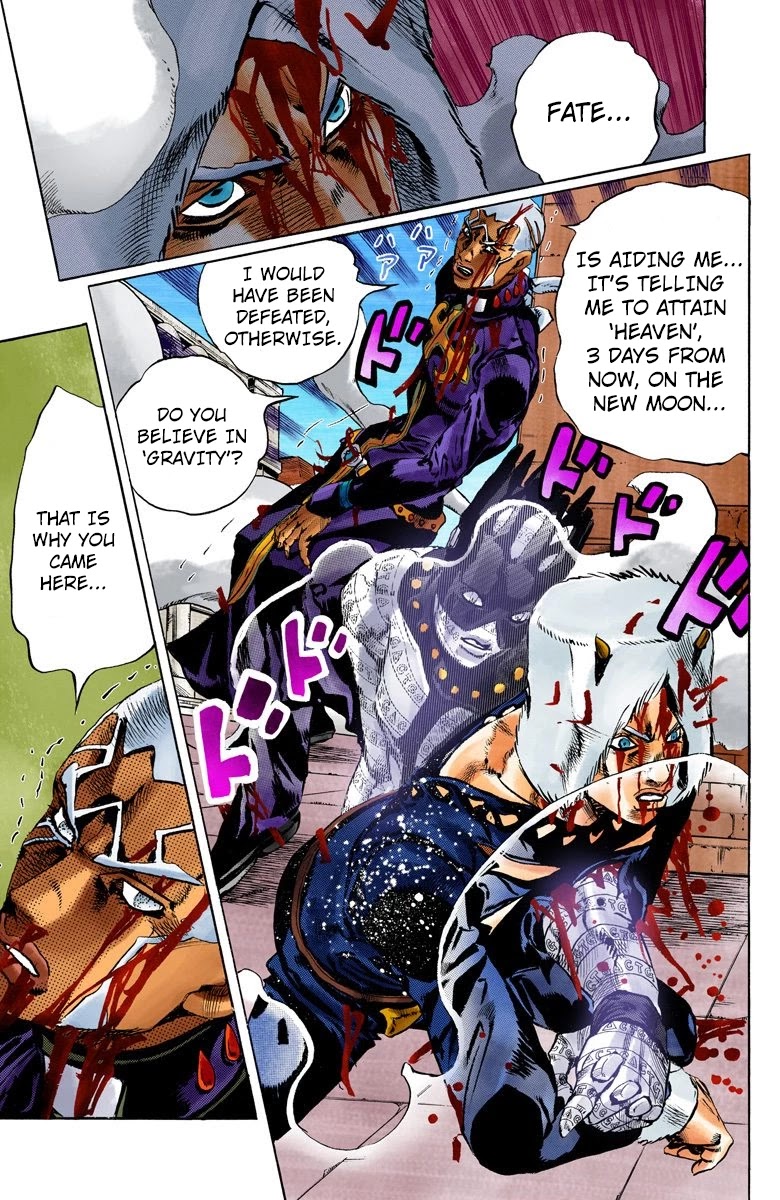 JoJo's Bizarre Adventure Part 6 - Stone Ocean (Official Colored) chapter 136 page 15