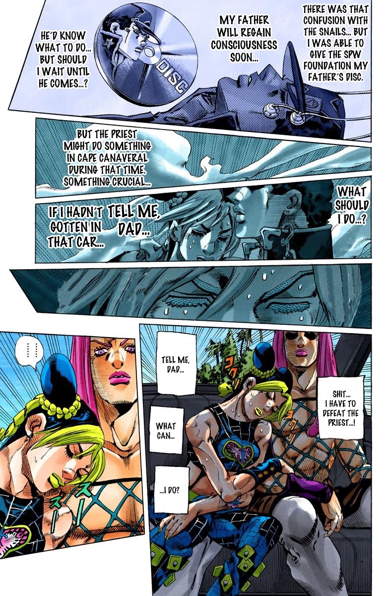 JoJo's Bizarre Adventure Part 6 - Stone Ocean (Official Colored) chapter 138 page 3