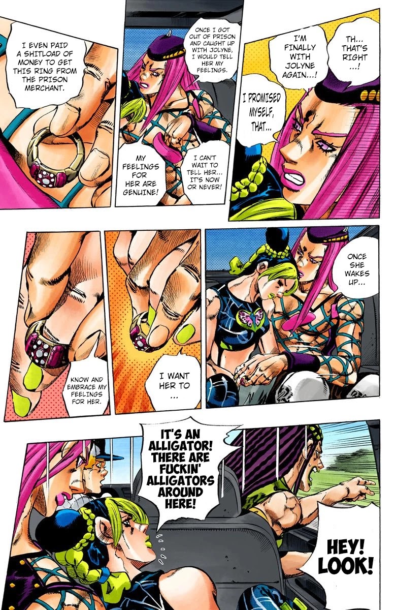 JoJo's Bizarre Adventure Part 6 - Stone Ocean (Official Colored) chapter 138 page 5